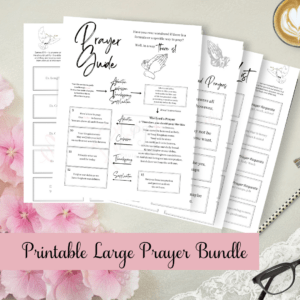 Printable large prayer bundle